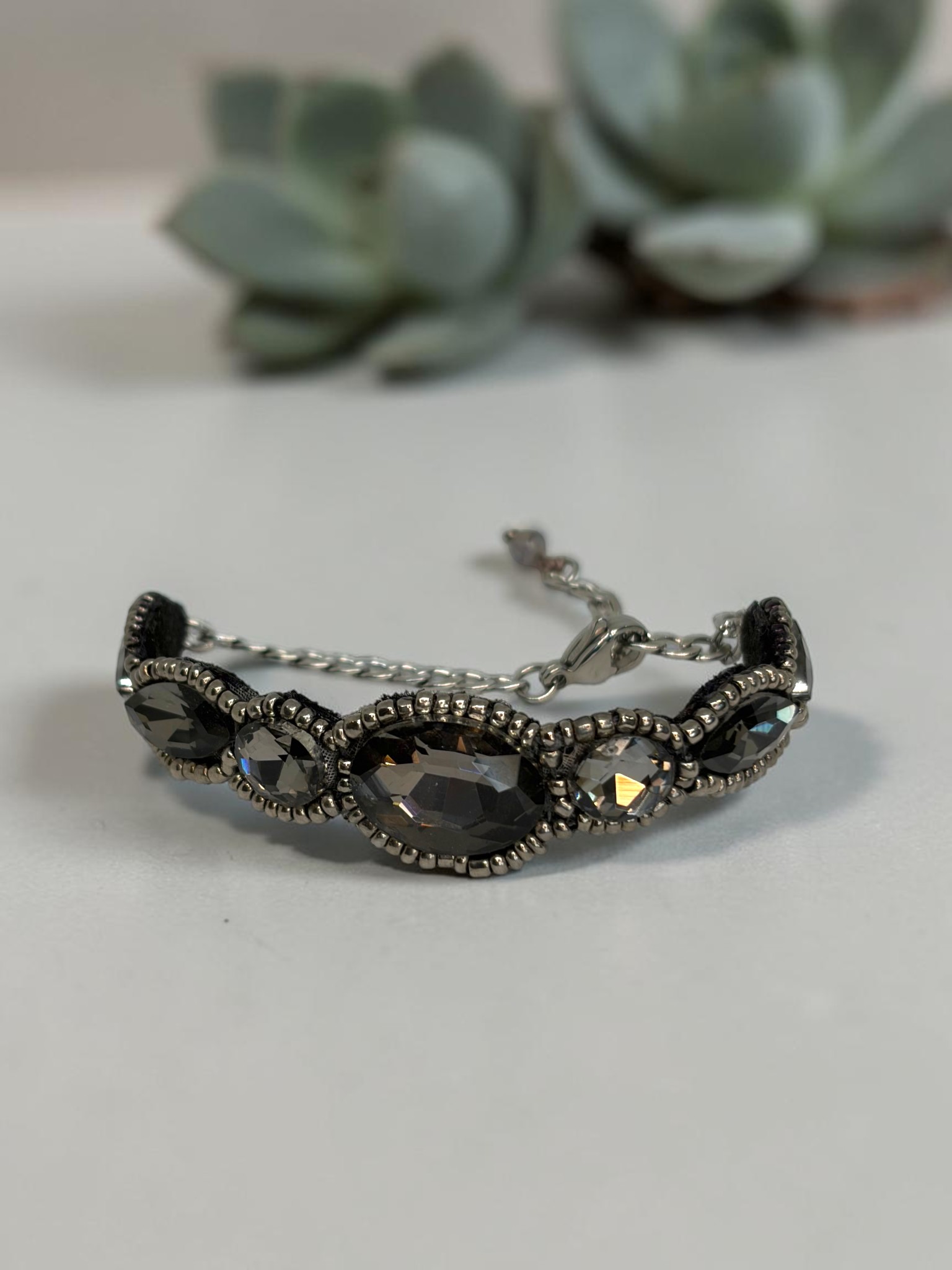 Pulsera cristales Humo