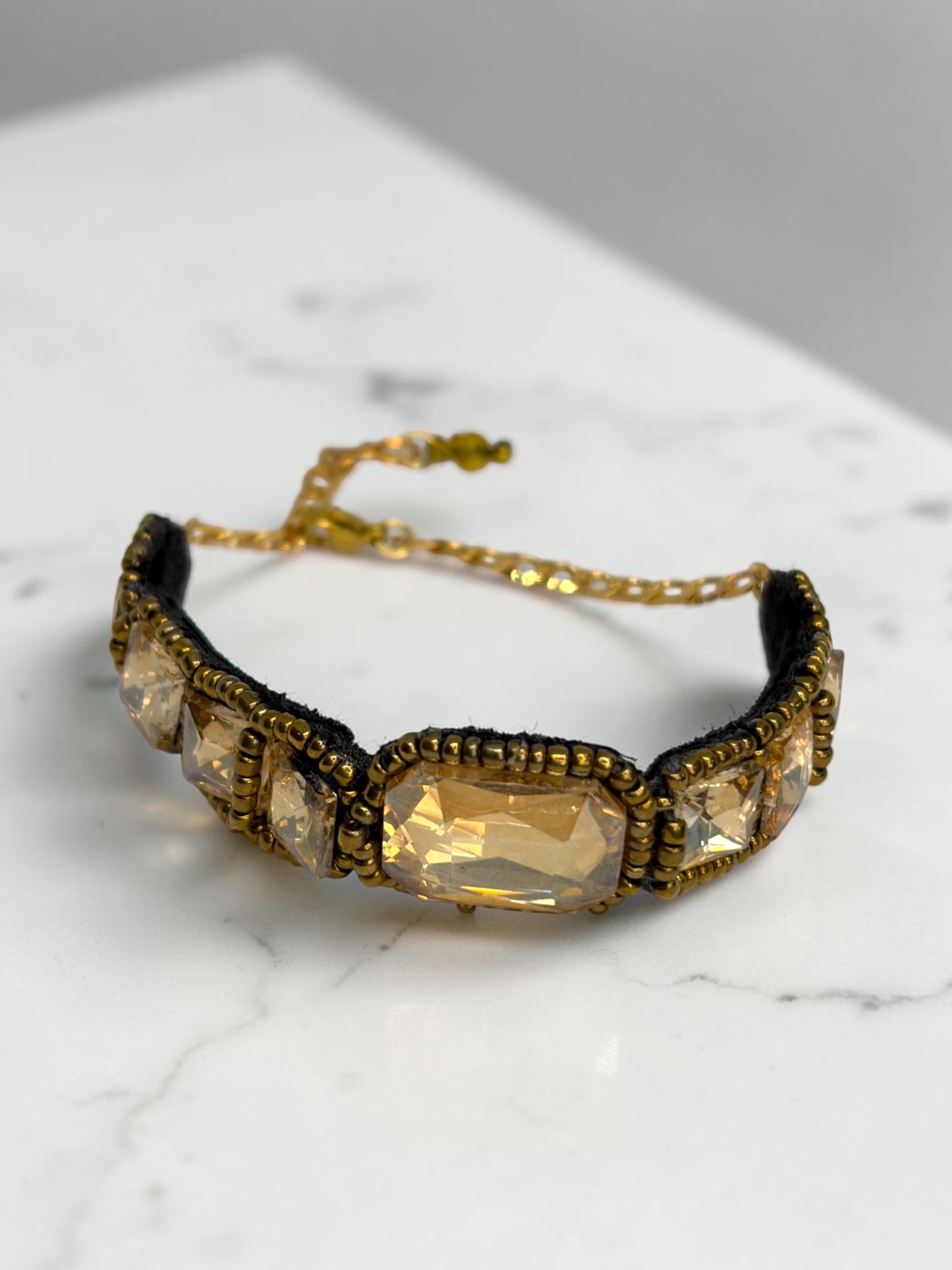 Pulsera Cristales Champagna