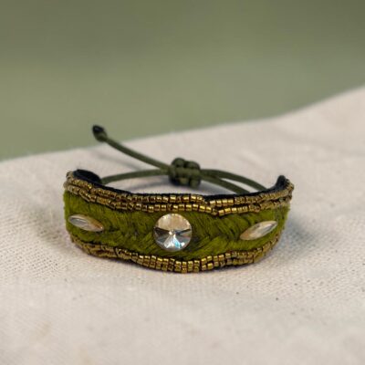 Pulsera Verde Musgo