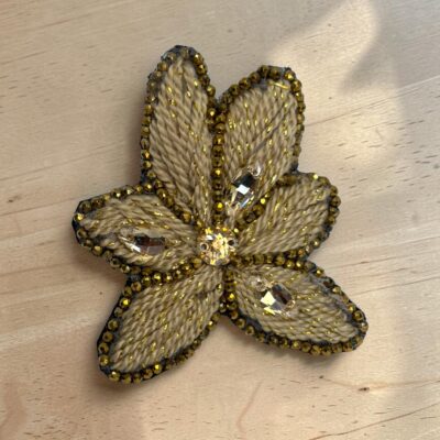 Anillo Pasiflora Dorada