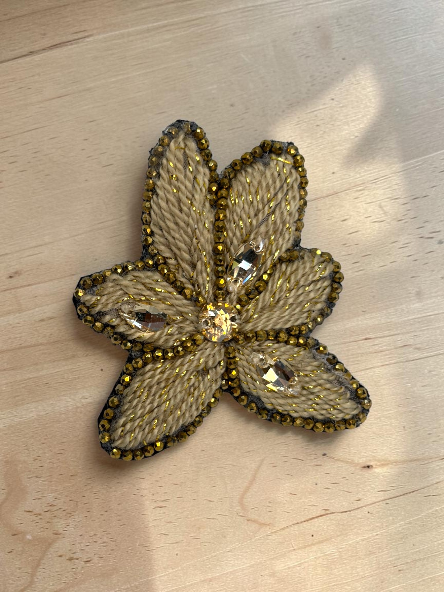 Anillo Pasiflora Dorada