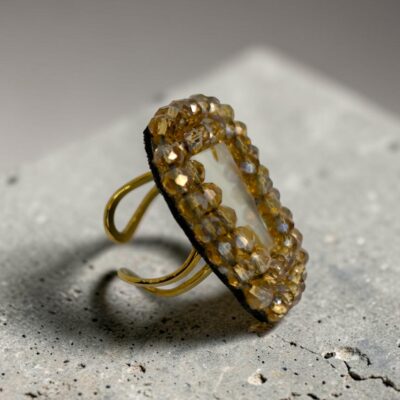 Anillo Rombo Nácar
