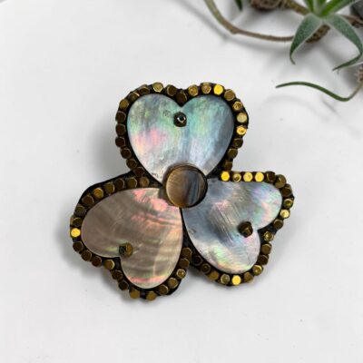 Anillo Trébol Nácar