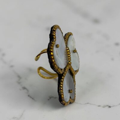 Anillo Trébol Nácar