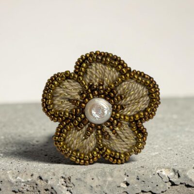 Anillo Vinca Dorada