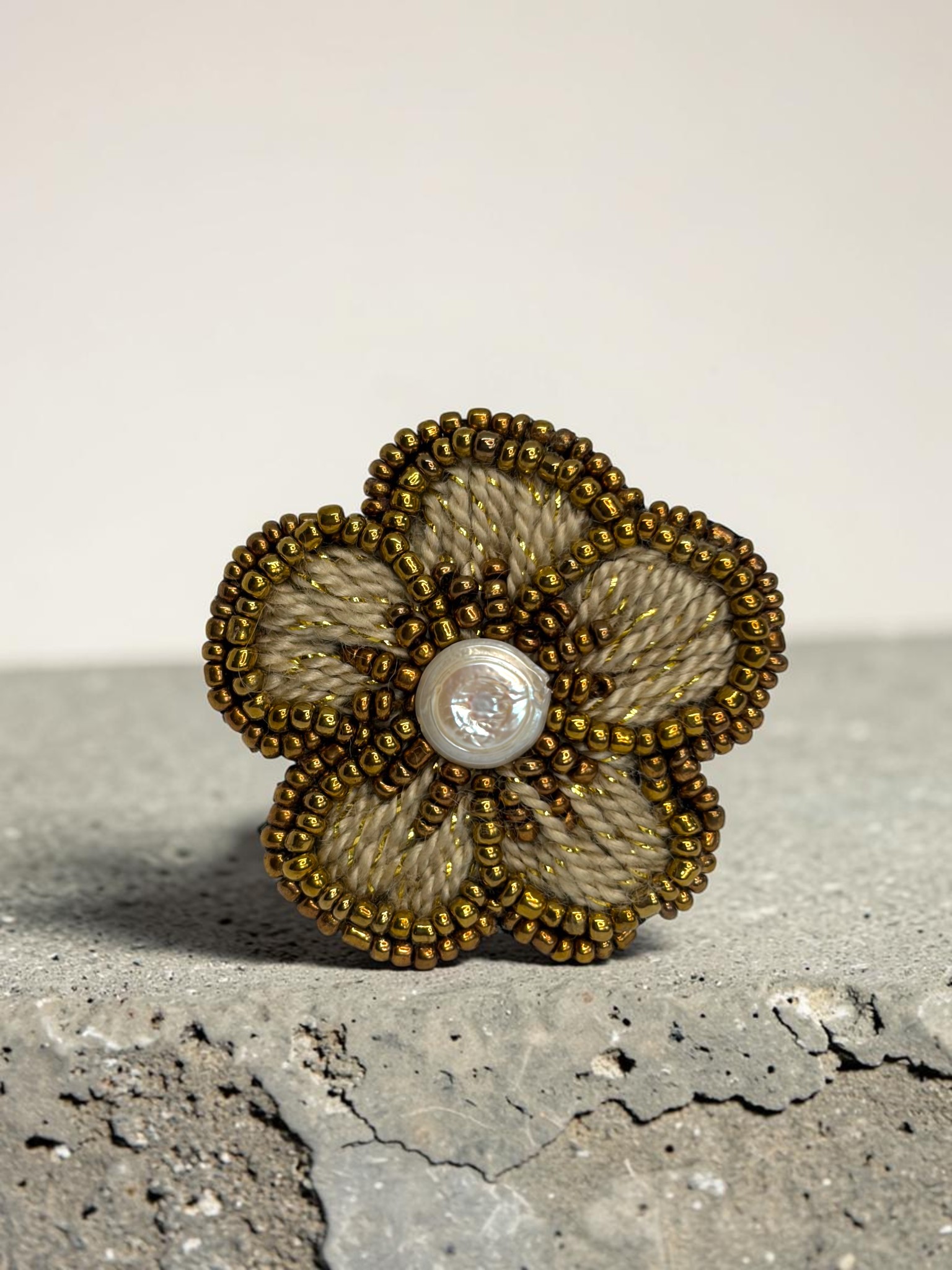Anillo Vinca Dorada