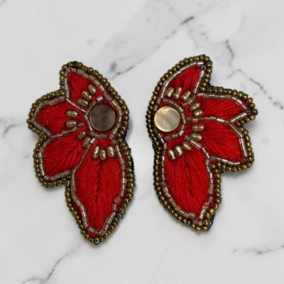 Aro Anémona Rojo Escarlata