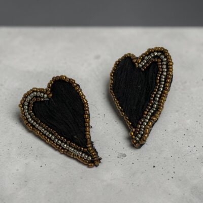 Aro Corazón Negro