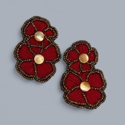 Aro Doble Vinca Rojo