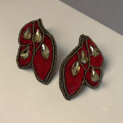 Aro Hoja Rojo Borgoño