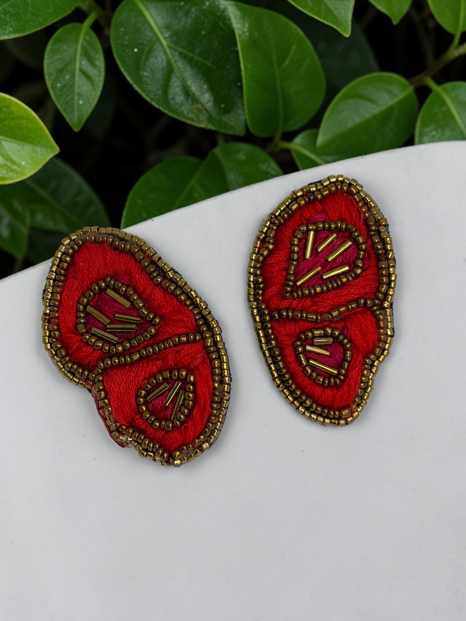 Aro Mariposa Rojo Aro Mariposa Rojo