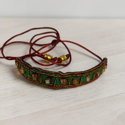 Choker Verde con Nácar